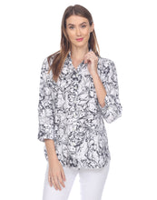 Load image into Gallery viewer, Margot 3/4 Sleeve Marble Printed Shirt
