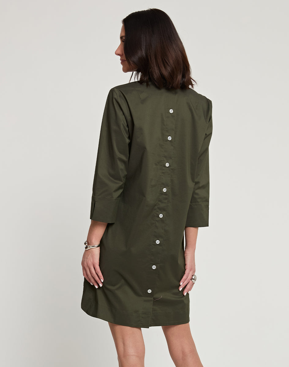 Hinson Wu Aileen 3/4 Sleeve Awning Stripe Top main image 0