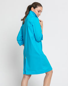 Xena 3/4 Sleeve Stretch Cotton Dress