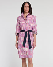 Load image into Gallery viewer, Kathleen 3/4 Sleeve Tile Print Dress