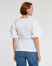 Load image into Gallery viewer, Paulina Elbow Sleeve Cotton Top