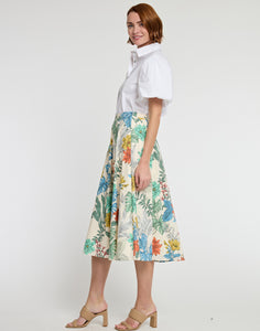 Gloria Rainforest Print Skirt