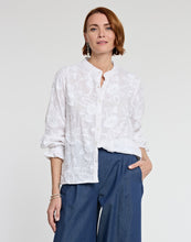 Load image into Gallery viewer, Nicola Long Sleeve Floral Applique Shirt