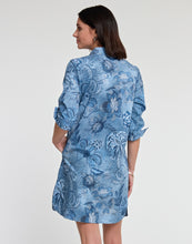 Load image into Gallery viewer, Charlotte 3/4 Sleeve Passionflower Print Dress