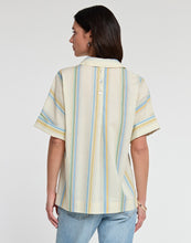 Load image into Gallery viewer, Cindy Elbow Sleeve Awning Stripe Top