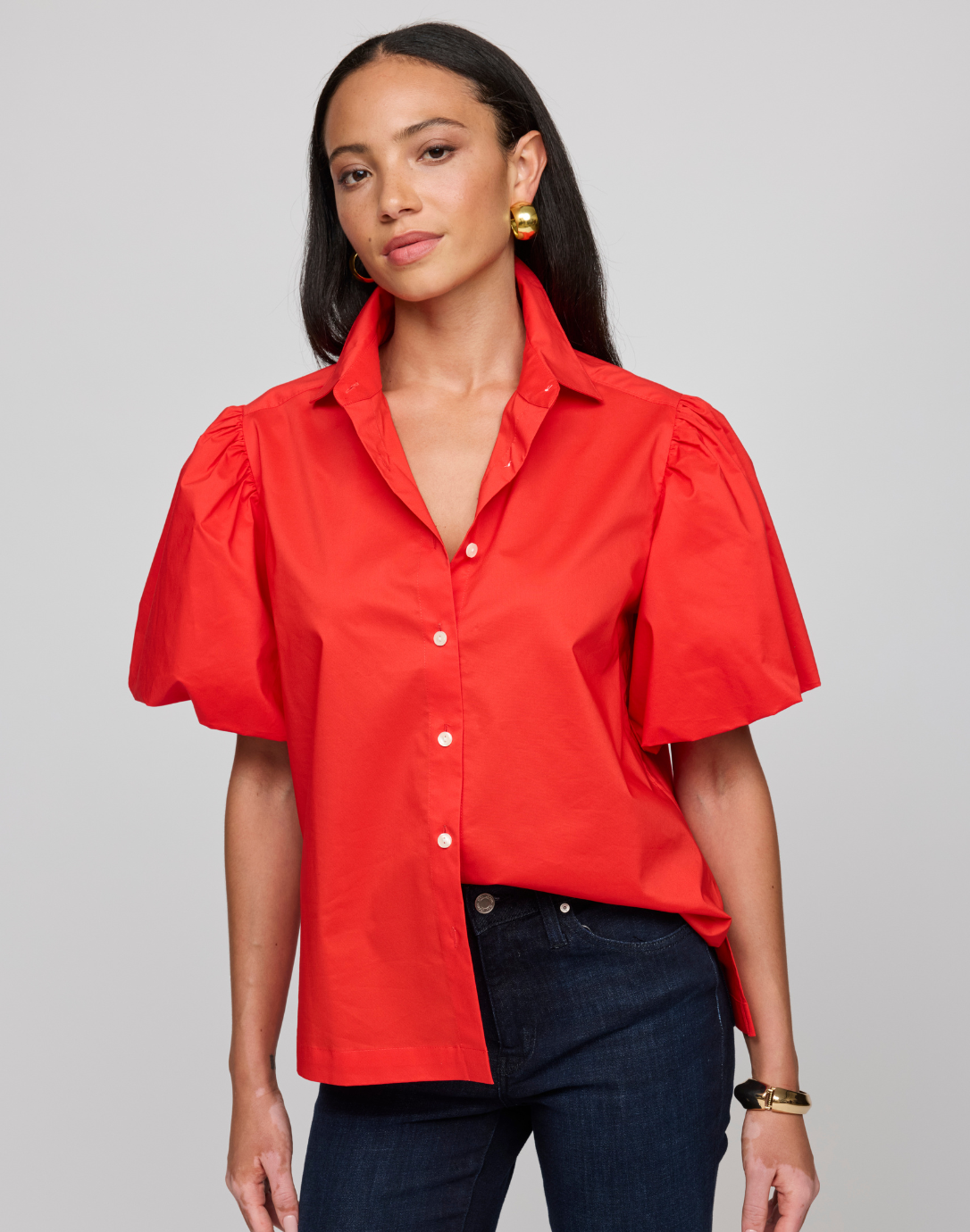 Hinson Wu Lilian Elbow Pencil Stripe Shirt main image 0