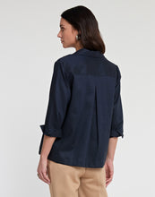 Load image into Gallery viewer, Lara 3/4 Sleeve Luxe Linen Shirt Jacket