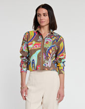 Load image into Gallery viewer, Halsey Long Sleeve Bali Print Shirt