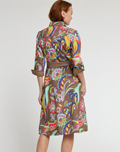 Load image into Gallery viewer, Tamron 3/4 Sleeve Bali Paisley Print Dress