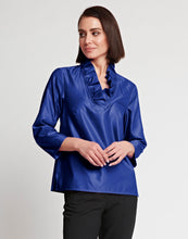 Load image into Gallery viewer, Helena 3/4 Sleeve Silk Blend Satin Top