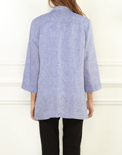 Load image into Gallery viewer, Haley Luxe Linen 3/4 Sleeve Notched Lapel Jacket
