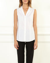 Load image into Gallery viewer, Joselyn Stretch Luxe Cotton Sleeveless Shirt
