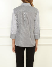 Load image into Gallery viewer, Margot 3/4 Sleeve Mixed Stripe Shirt