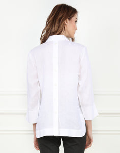 Aileen 3/4 Sleeve Luxe Linen Top