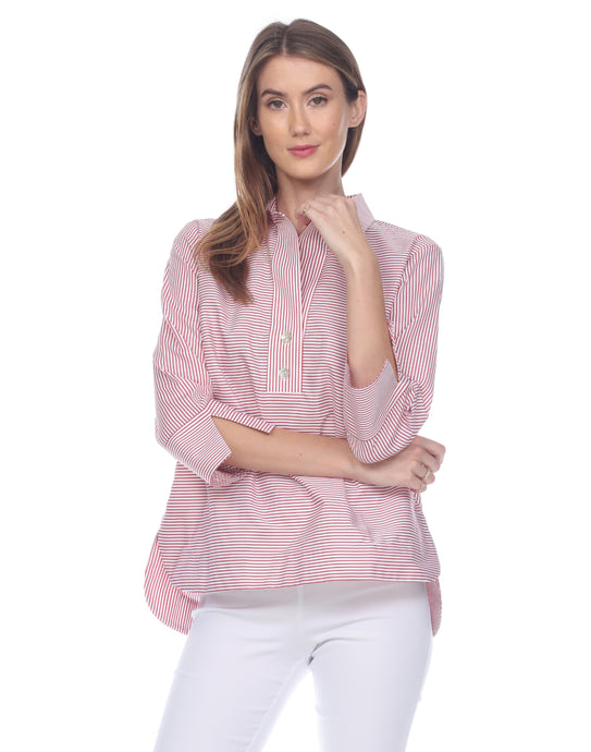 Hinson Wu Margot 3/4 Sleeve Amalfi Print Blouse main image 0