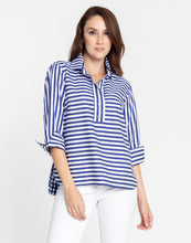 Load image into Gallery viewer, Aileen 3/4 Sleeve Stripe/Gingham Top