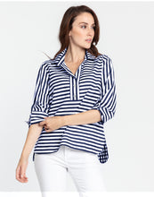 Load image into Gallery viewer, Aileen 3/4 Sleeve Stripe/Gingham Top