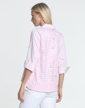 Load image into Gallery viewer, Aileen 3/4 Sleeve Stripe/Gingham Top
