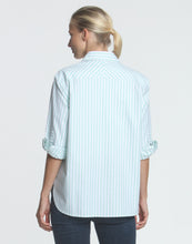 Load image into Gallery viewer, Halsey 3/4 Sleeve Oversize Stripe Shirt