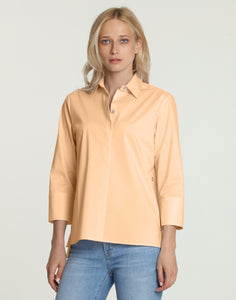 Maxine 3/4 Sleeve Side Button Shirt