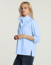 Load image into Gallery viewer, Camilla 3/4 Sleeve Ruffle Neck Popover
