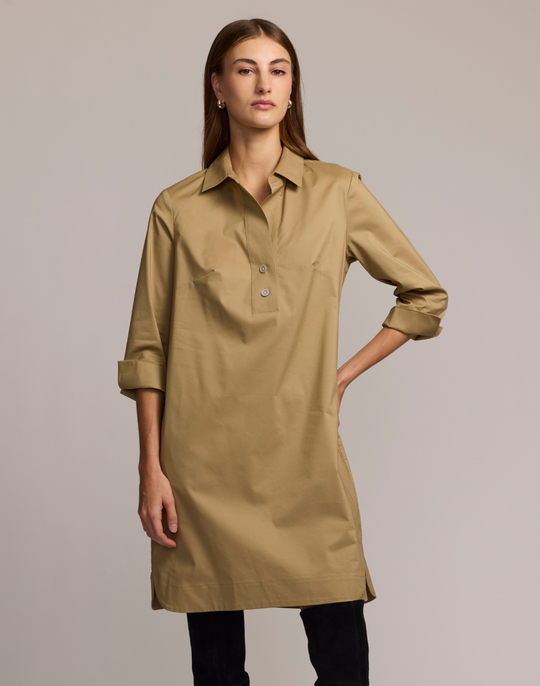 Aileen 3/4 Sleeve Button Back Dress