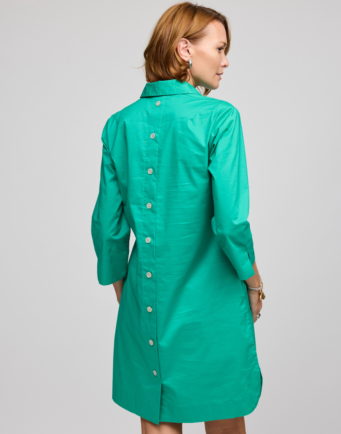 Hinson Wu Aileen Short Sleeve Stripe/Gingham Dress main image 0