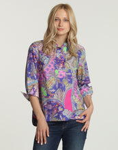 Load image into Gallery viewer, Aileen 3/4 Sleeve Paisley Printed Shirt