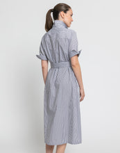 Load image into Gallery viewer, Charlie Elbow Sleeve Refined Cotton Shirtdress