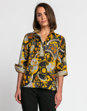 Load image into Gallery viewer, Aileen 3/4 Sleeve Versailles Print Top