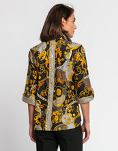 Load image into Gallery viewer, Aileen 3/4 Sleeve Versailles Print Top