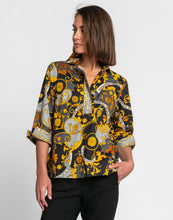 Load image into Gallery viewer, Aileen 3/4 Sleeve Versailles Print Top