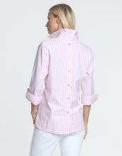 Load image into Gallery viewer, Aileen 3/4 Sleeve Oxford Stripe Shirt