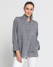 Load image into Gallery viewer, Salina 3/4 Sleeve Luxe Linen Popover