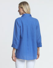 Load image into Gallery viewer, Salina 3/4 Sleeve Luxe Linen Popover