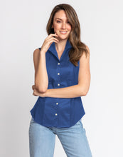 Load image into Gallery viewer, Donna Sleeveless Wing Collar &quot;T&quot; Shirt