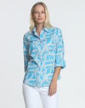 Load image into Gallery viewer, Clarice 3/4 Sleeve Chain Print Shirt