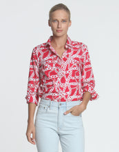 Load image into Gallery viewer, Clarice 3/4 Sleeve Chain Print Shirt