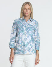 Load image into Gallery viewer, Maxine 3/4 Sleeve Paisley Print Shirt