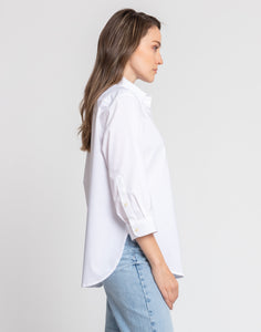 Halsey 3/4 Sleeve Stretch Cotton Shirt