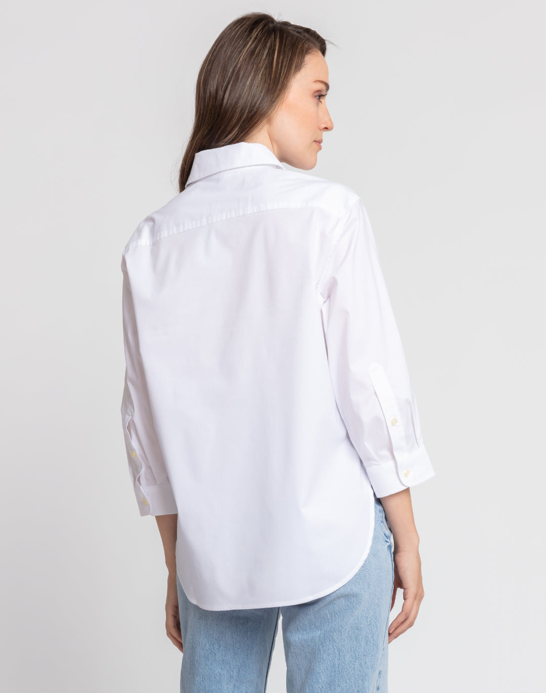 Halsey 3/4 Sleeve Stretch Cotton Shirt