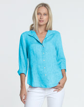 Load image into Gallery viewer, Joselyn 3/4 Sleeve Luxe Linen Shirt