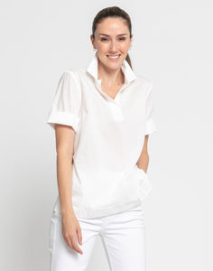 Carolina Elbow Sleeve Garment Dyed Shirt