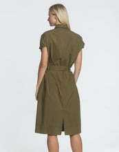 Load image into Gallery viewer, Jodi Cap Sleeve Garment Dyed Dress