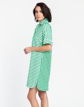 Load image into Gallery viewer, Aileen Short Sleeve Stripe/Gingham Dress