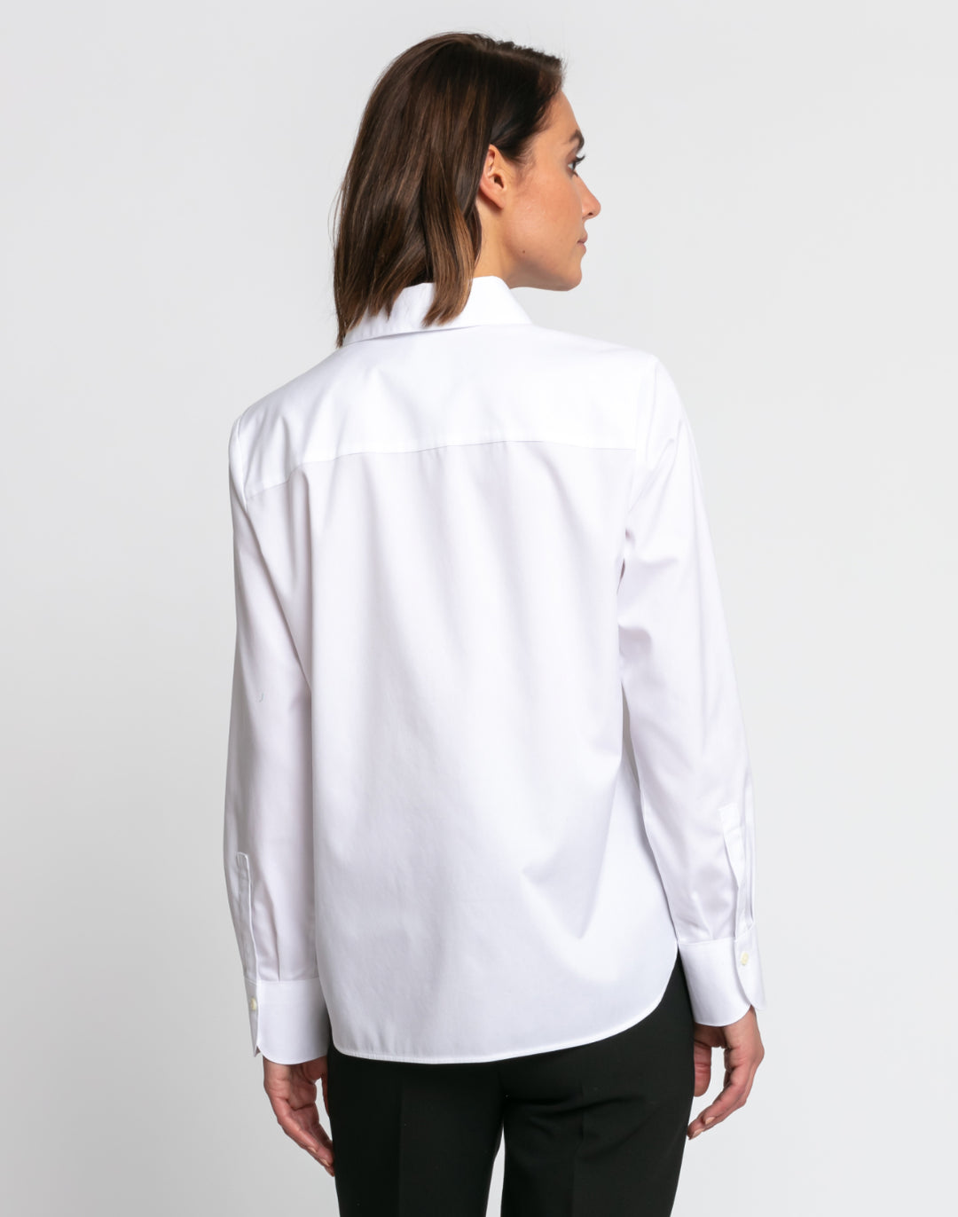 Reese Long Sleeve No Iron Luxe Cotton Shirt
