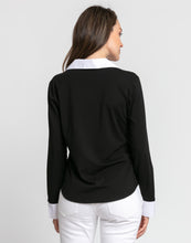 Load image into Gallery viewer, Leona Long Sleeve Tailored Knit Top