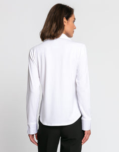 Leona Long Sleeve Tailored Knit Top