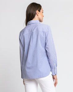 Margot Long Sleeve Stripe/Check Shirt