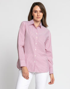 Margot Long Sleeve Stripe/Check Shirt